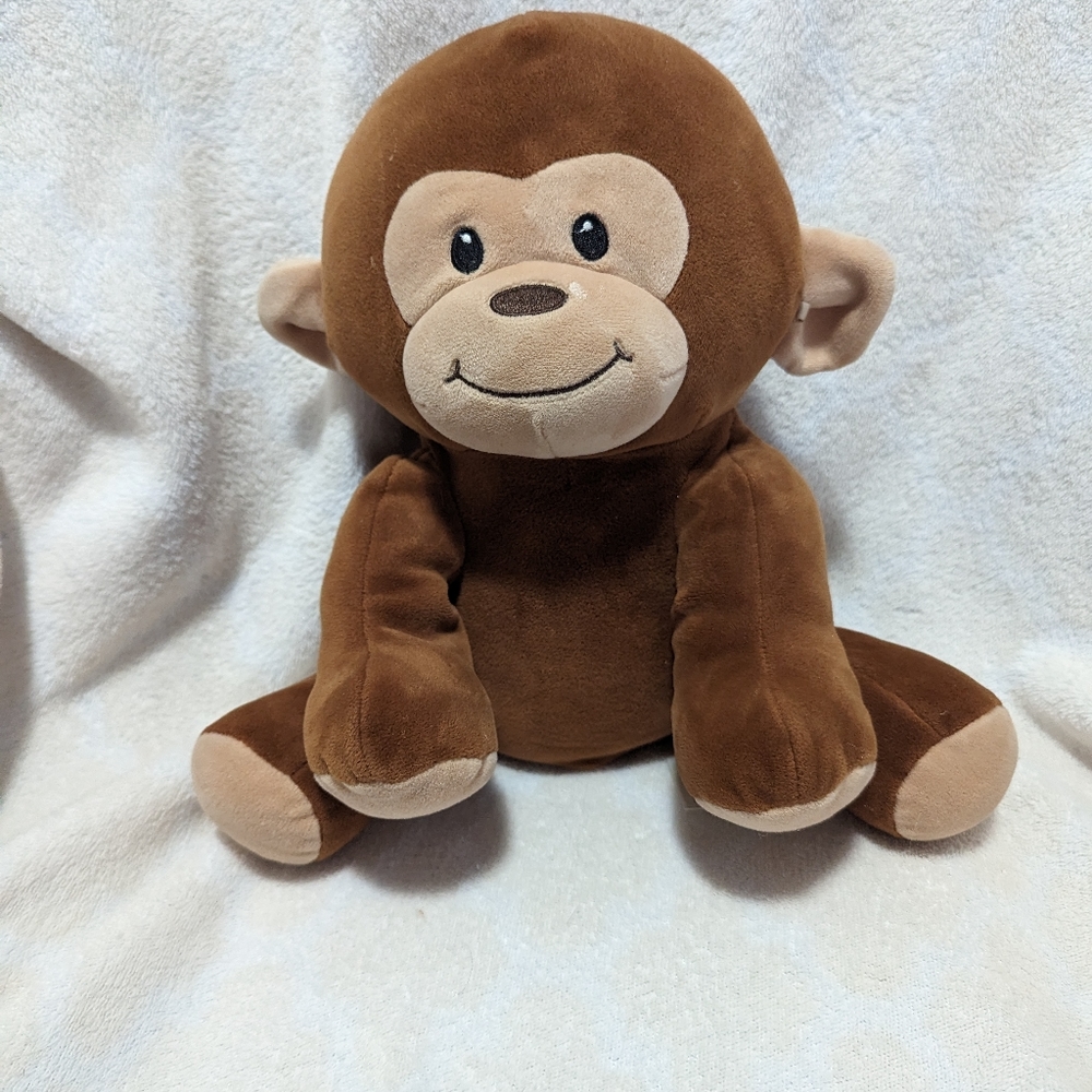 - Wellobeez Monkey. Washable. Antimicrobial. 11 inches. EUC.